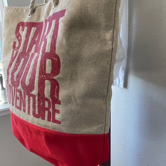 Extra Large Start Your Adventure Tote EUC - Picture 4 of 8